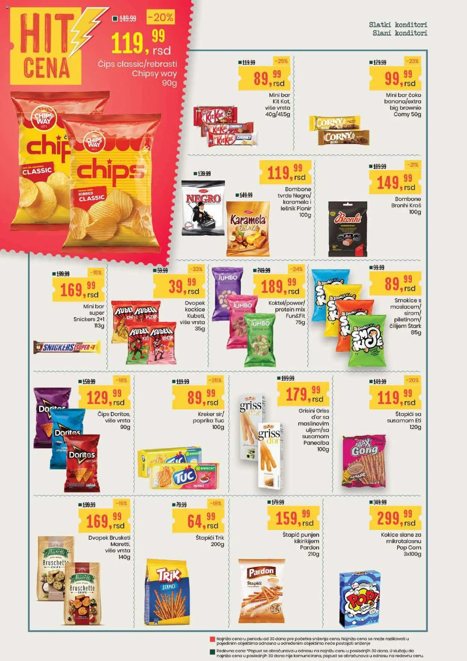 Aroma Market katalog - važi od 17.09.2026 | Strana: 12 | Proizvode: Čips, Paprika, Tuc, Doritos