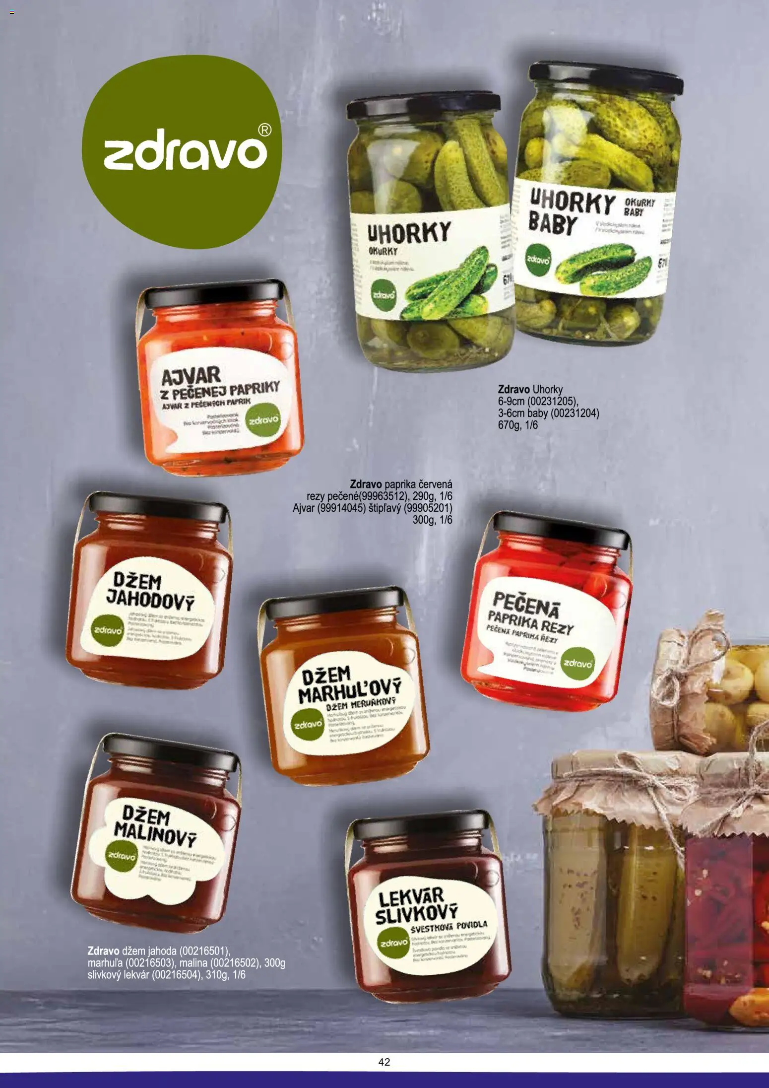 Nové KON - RAD akcie – leták je platný od 13.06.2026 | Strana: 42 | Produkty: Paprika, Uhorky