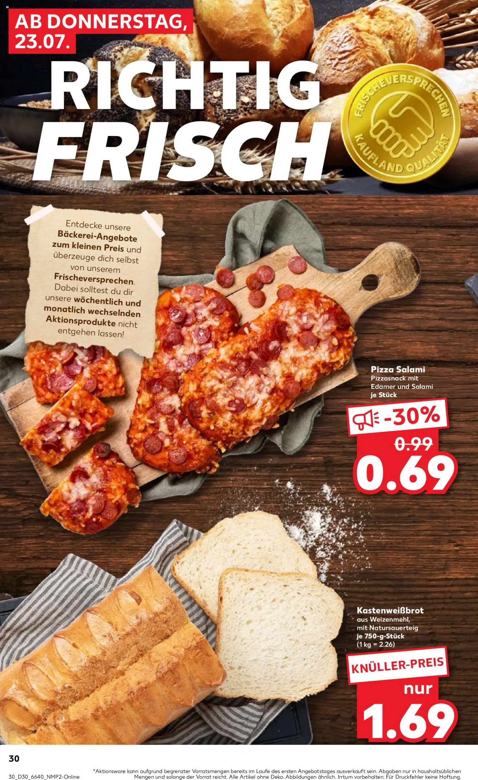 {H1} | Pagina: 30 | Producten: Salami, Pizza