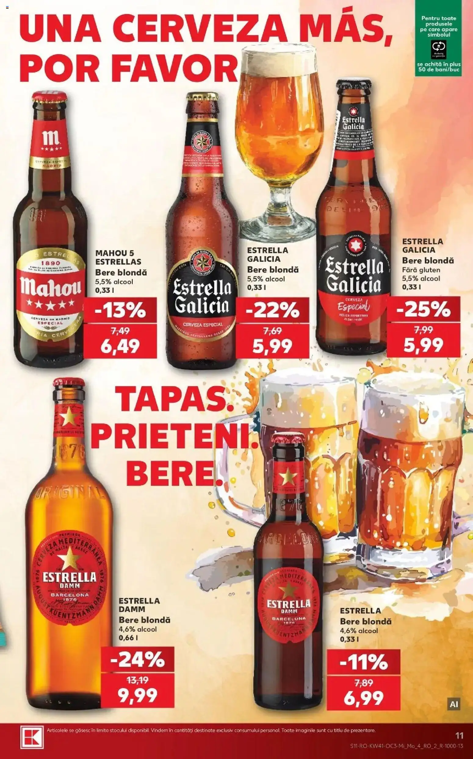 Kaufland Domnesti 07.10.2026 - Revista si Oferta | Pagină: 11 | Produse: Bere, Plus