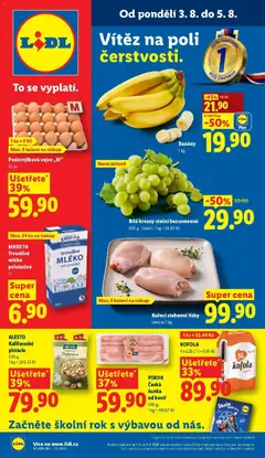 Náhled letáku Lidl aktuální leták od 03.08.2026
