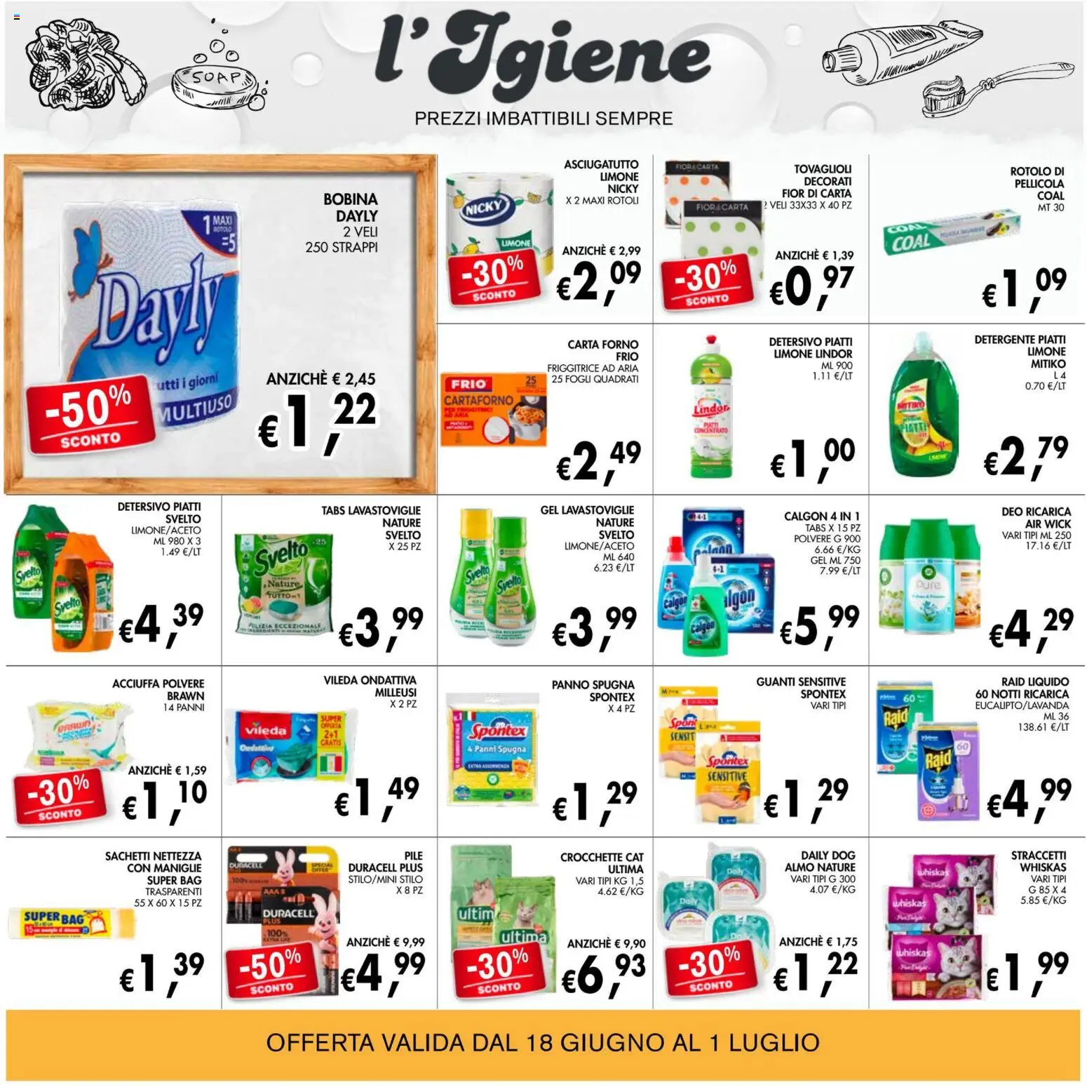 Volantino Coal del 18.06.2026 | Pagina: 24 | Prodotti: Detergente, Asciugatutto, Pellicola, Friggitrice