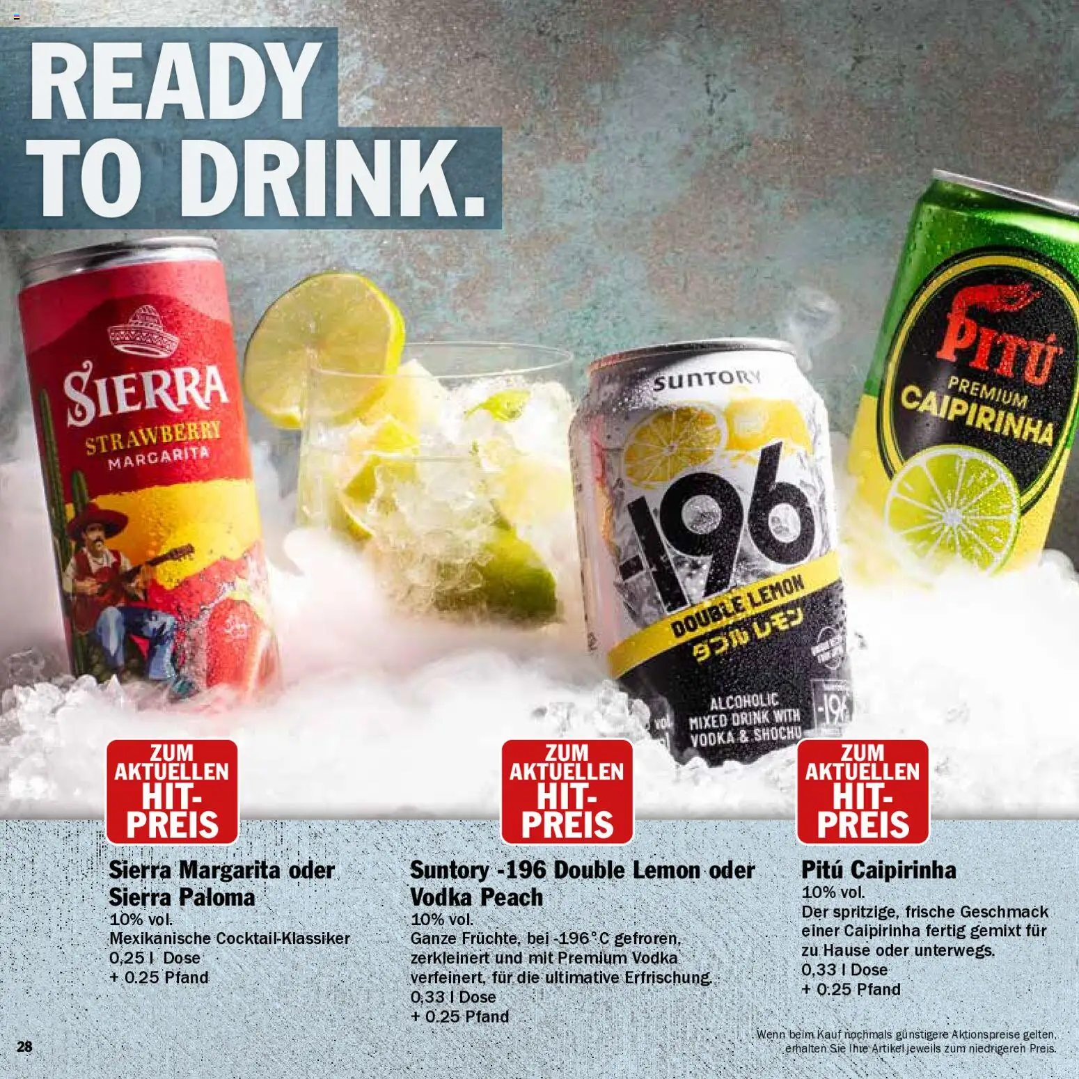 HIT Grillbroschüre – gültig ab 10.08.2026 | Seite: 28 | Produkte: Vodka