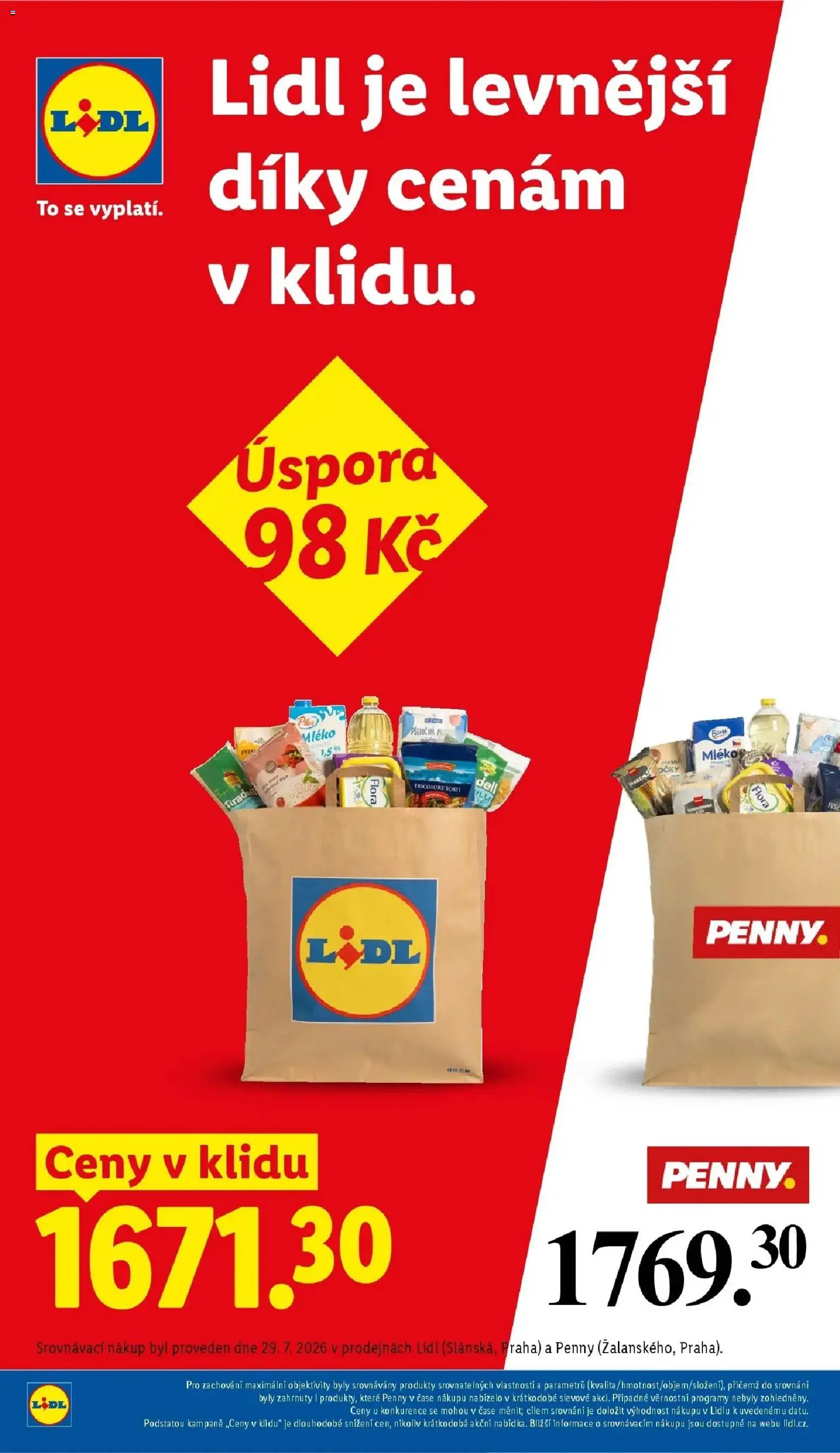 Lidl aktuální leták od 06.08.2026 | Strana: 7 | Produkty: Mléko, Olej, Combino, Flora