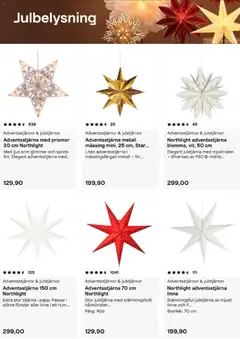 Clas Ohlson erbjudanden - Förhandsvisning av reklamblad från butik Clas Ohlson aktuell från 15/10/2026 | Sida: 3 | Produkter: Julbelysning, Linne, Ljus
