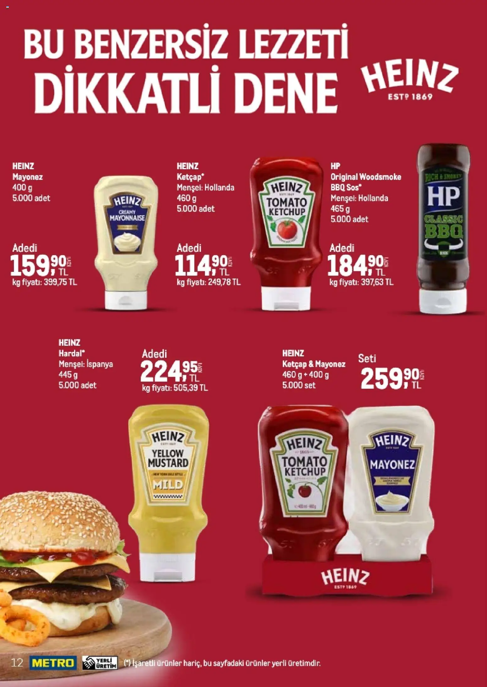 Metro - Q4 Tedarikçi Flyer - 23 Eylül 2026 tarihinden itibaren geçerlidir | Sayfa: 12 | Ürünler: Ketçap, Mayonez, Sos