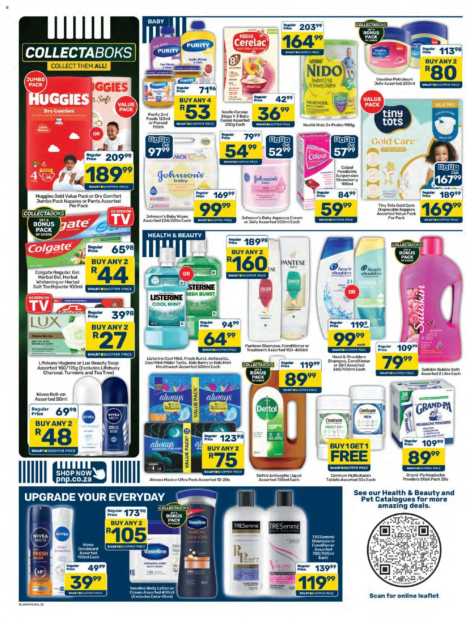 New Pick n Pay catalogue – valid from 23/10/2026 | Page: 10 | Products: Oil, Deodorant, Mouthwash, Salt