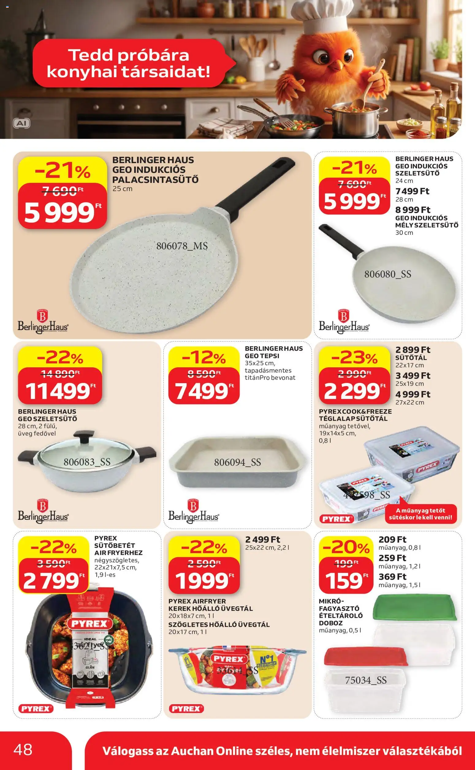 Auchan akciós ujság - amely érvényes a következő dátumtól: 2026.10.08. | Oldal: 48