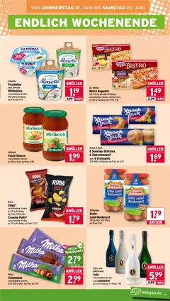 Wasgau Prospekt ab 15.06.2026 gültig | Seite: 25 | Produkte: Bockwurst, Baguette, Hüttenkäse, Frischkase