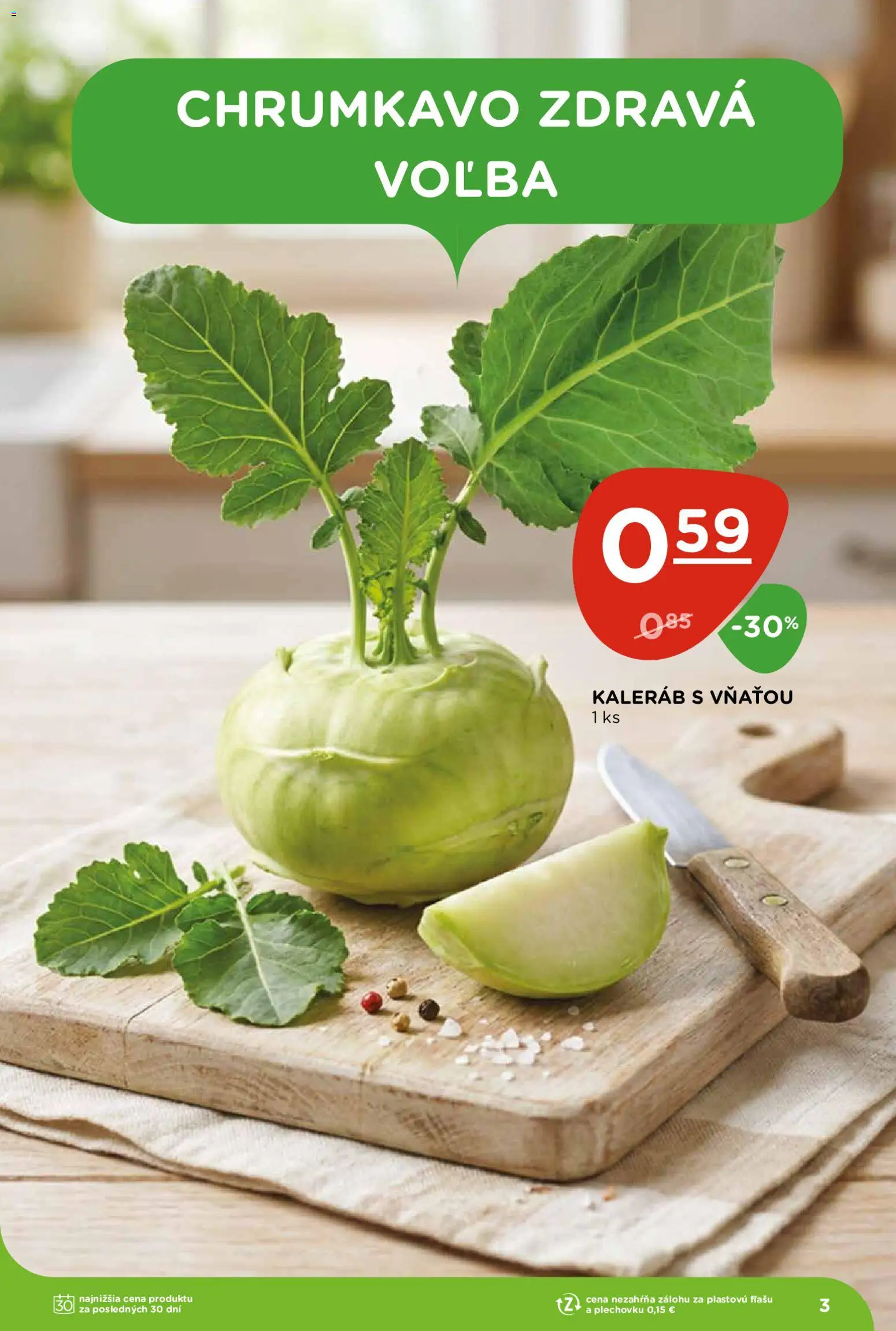 Nové Terno akcie – leták je platný od 24.09.2026 | Strana: 3 | Produkty: Kaleráb