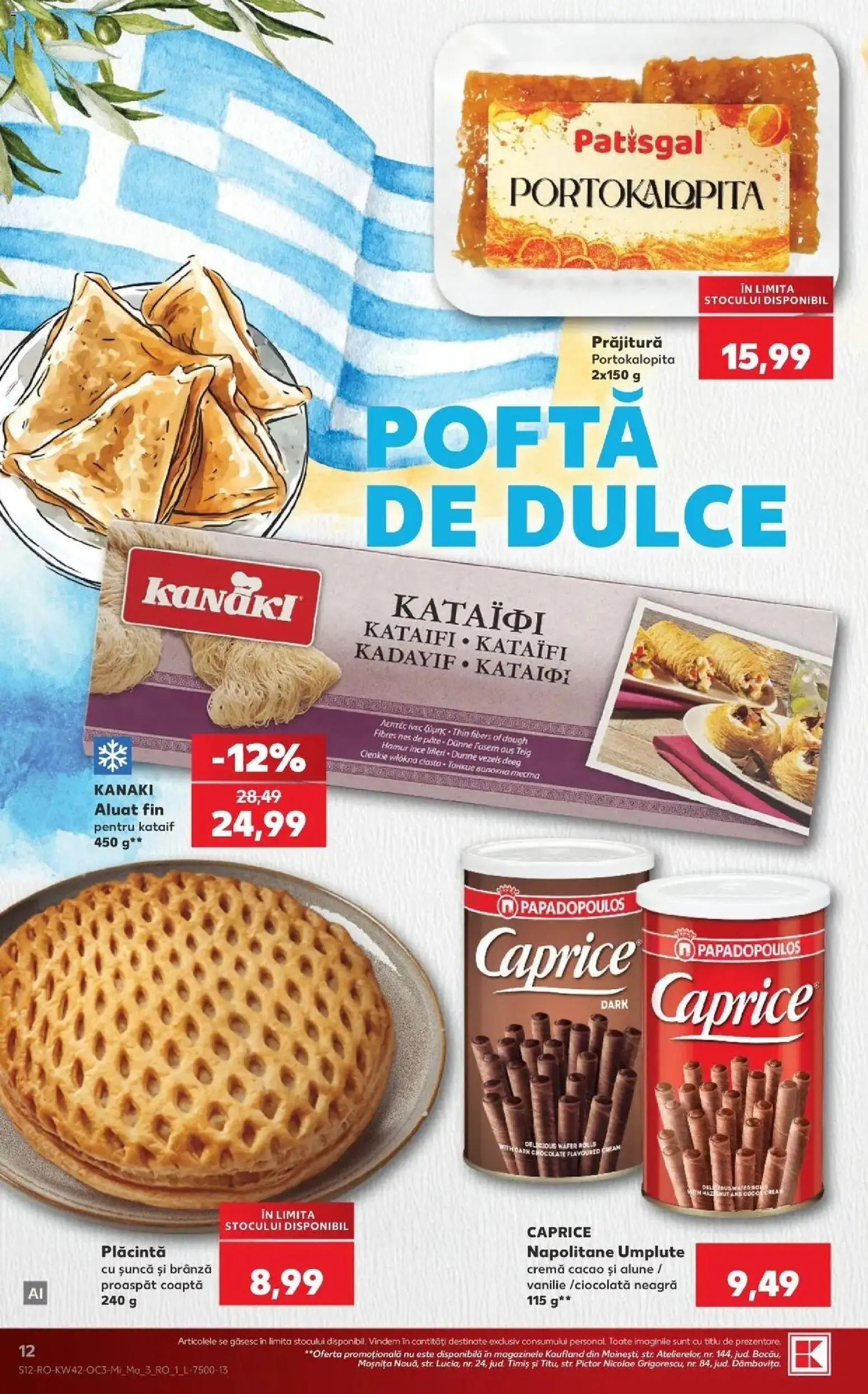 Kaufland Viseu de Sus 14.10.2026 - Revista si Oferta | Pagină: 12 | Produse: Pate, Aluat, Alune, Cacao