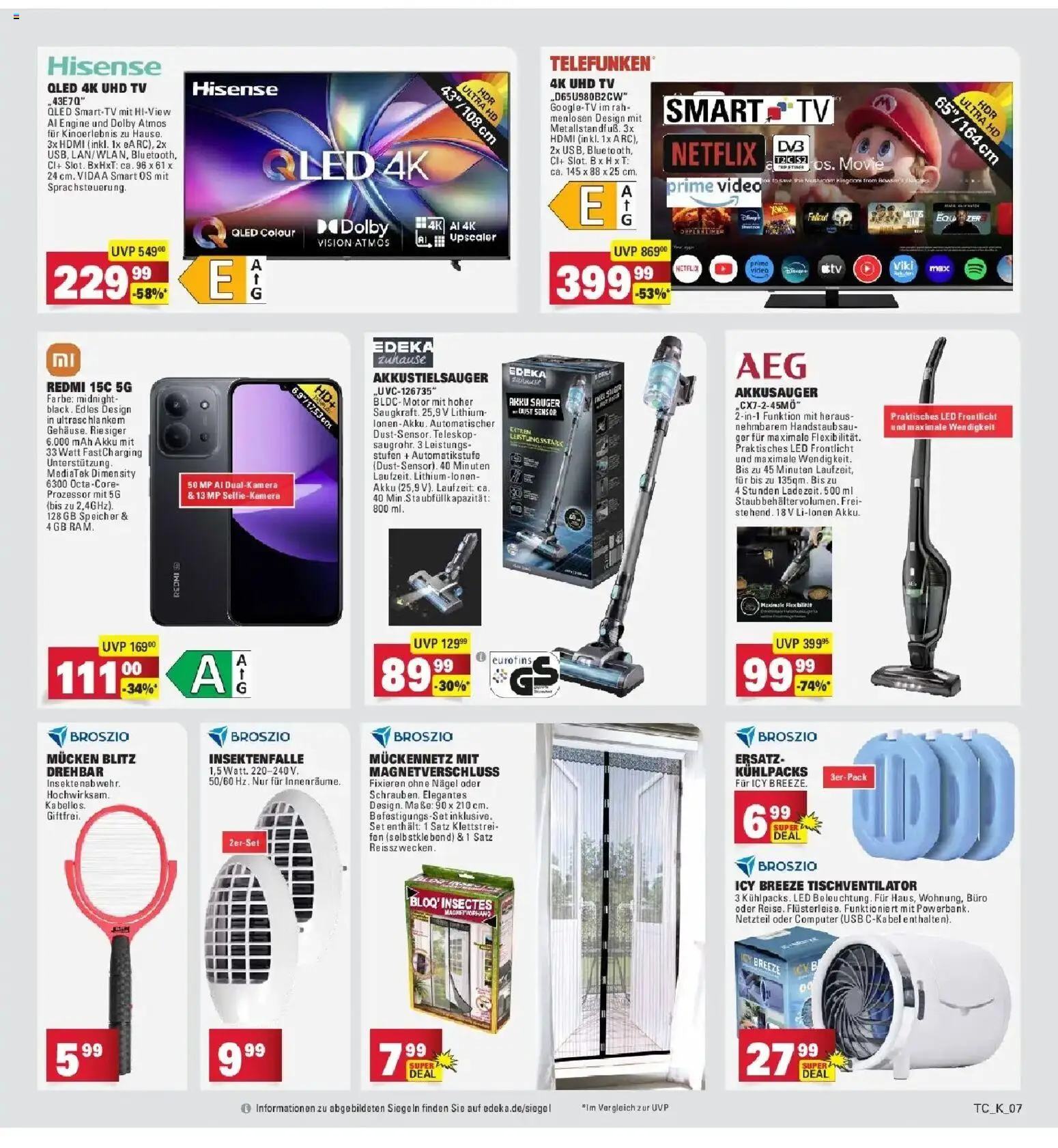 Edeka Prospekt Ulm-Lehr – gültig ab 01.06.2026 | Seite: 58 | Produkte: USB, Computer, TV, Video