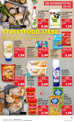 Kaufland Prospekt ab 28.05.2026 gültig | Seite: 25 | Produkte: Essig, Rapsöl, Sonnenblumenol, Bourbon