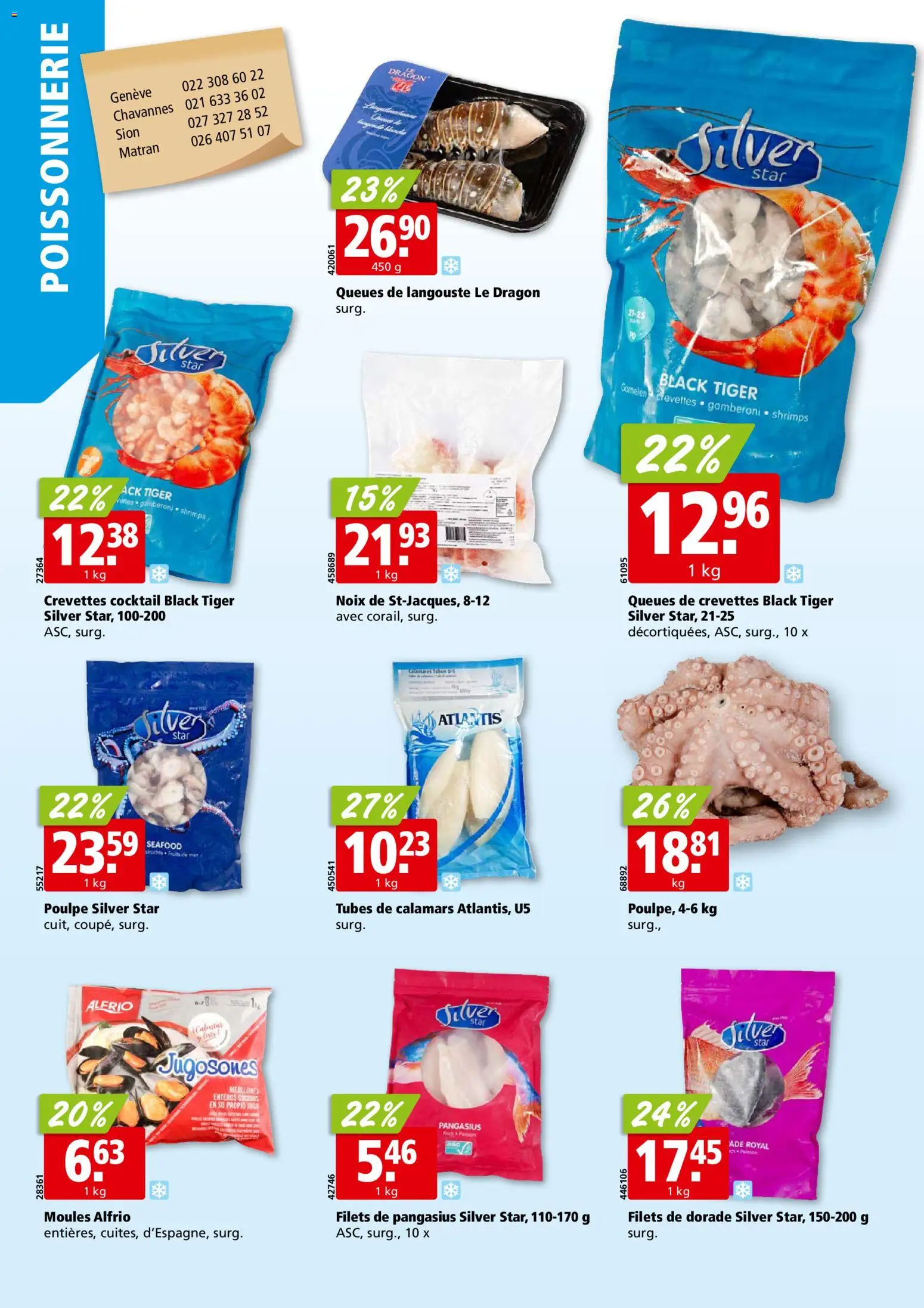 Aligro aktionen Chavannes, Matran, Genève, Sion – gültig ab 28.09.2026 | Seite: 4 | Produkte: Garnelen