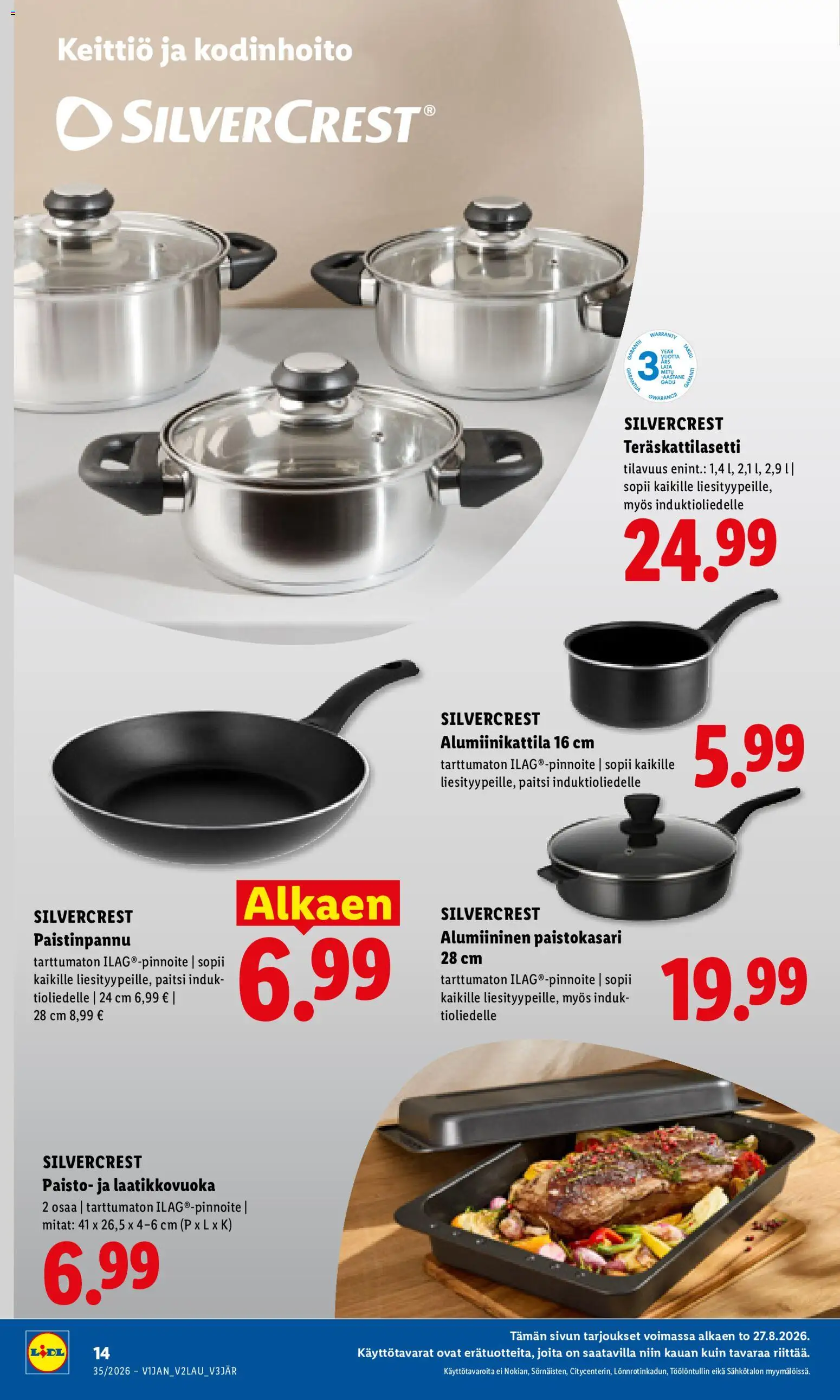 Lidl tarjoukset - Tampere – voimassa 27/08/2026 alkaen | Sivu: 18