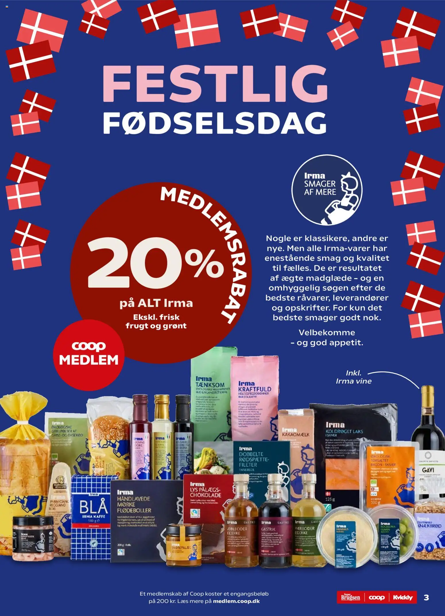 Super Brugsen tilbudsavis – gyldig fra 08.05.2026 | Side: 3 | Produkter: Kaffe, Chokolade, Kakaomælk, Cider