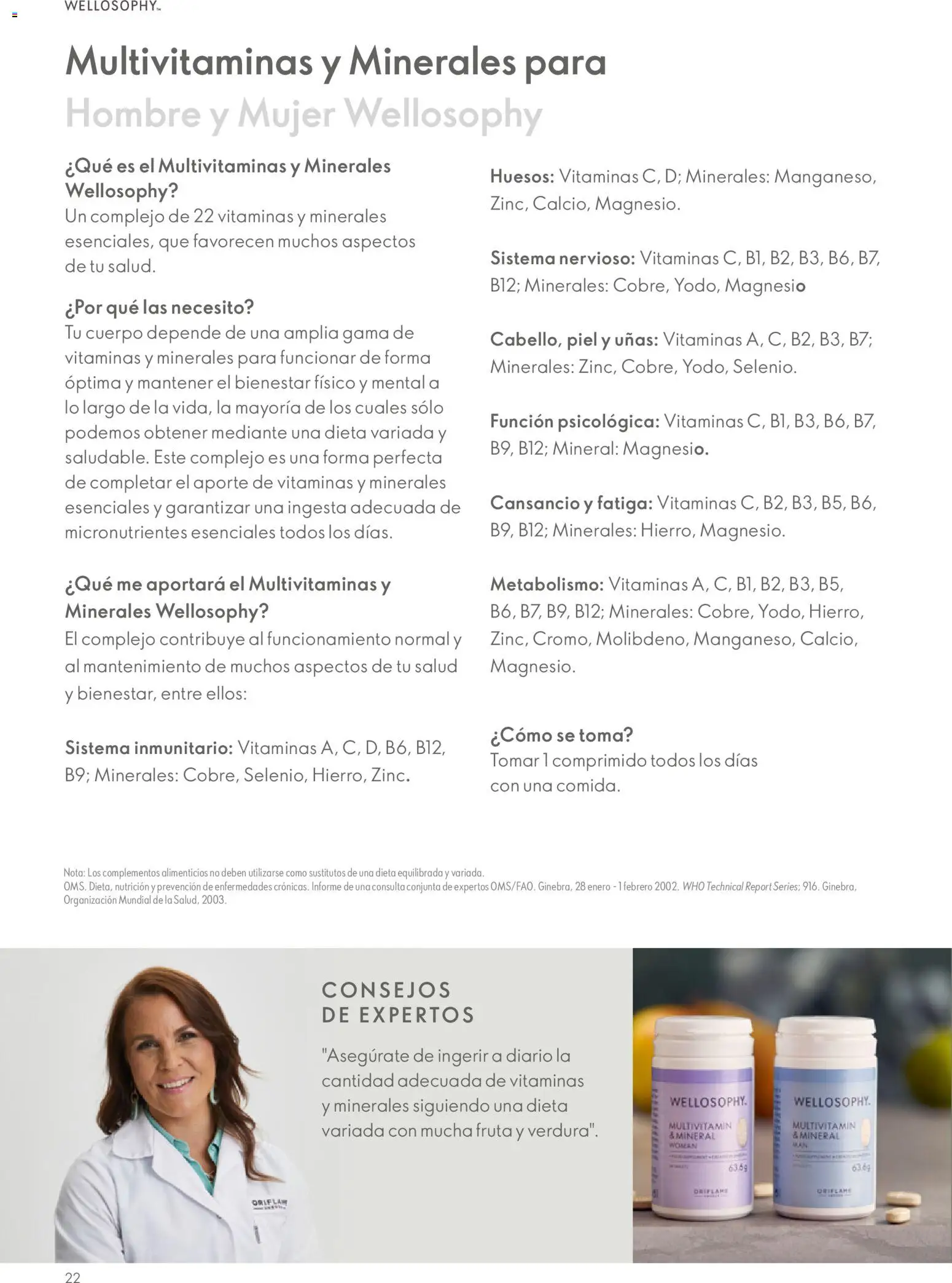 Oriflame - Guía Wellosophy │ válido desde el 01.11.2023 | Página: 22