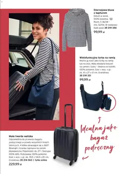 Pogląd oferty "Tchibo promocje" - ważna od 28.04.2026 | Strona: 15 | Produkty: Bluza z kapturem, Walizka, Torba