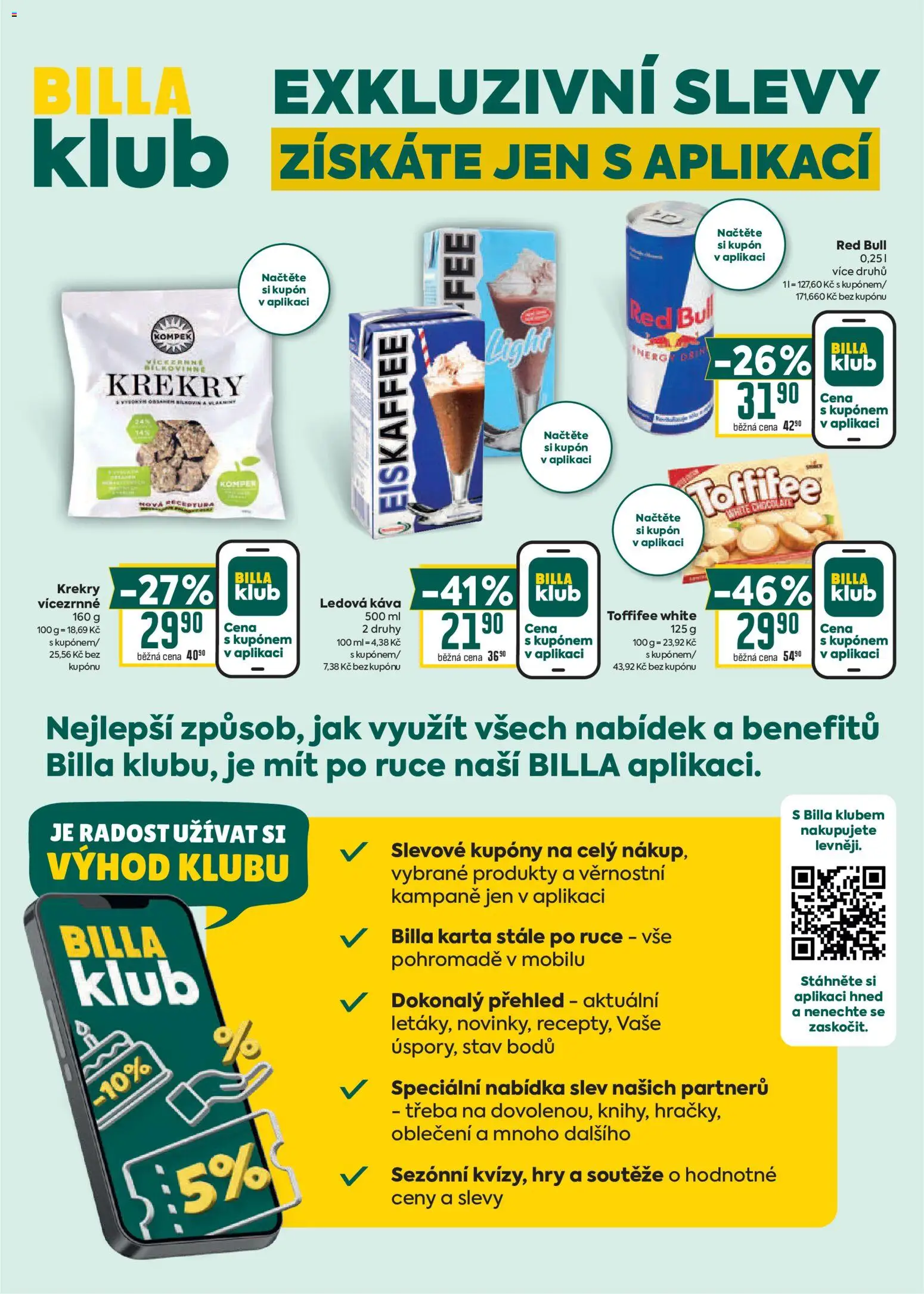 Billa Velký leták od 20.05.2026 | Strana: 30 | Produkty: Toffifee, Eiskaffee, Red Bull, Oblečení