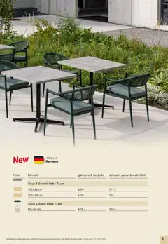 Prodega Aktionen Outdoor-Ausstattung ab 01.03.2026 gültig | Seite: 31 | Produkte: Tisch