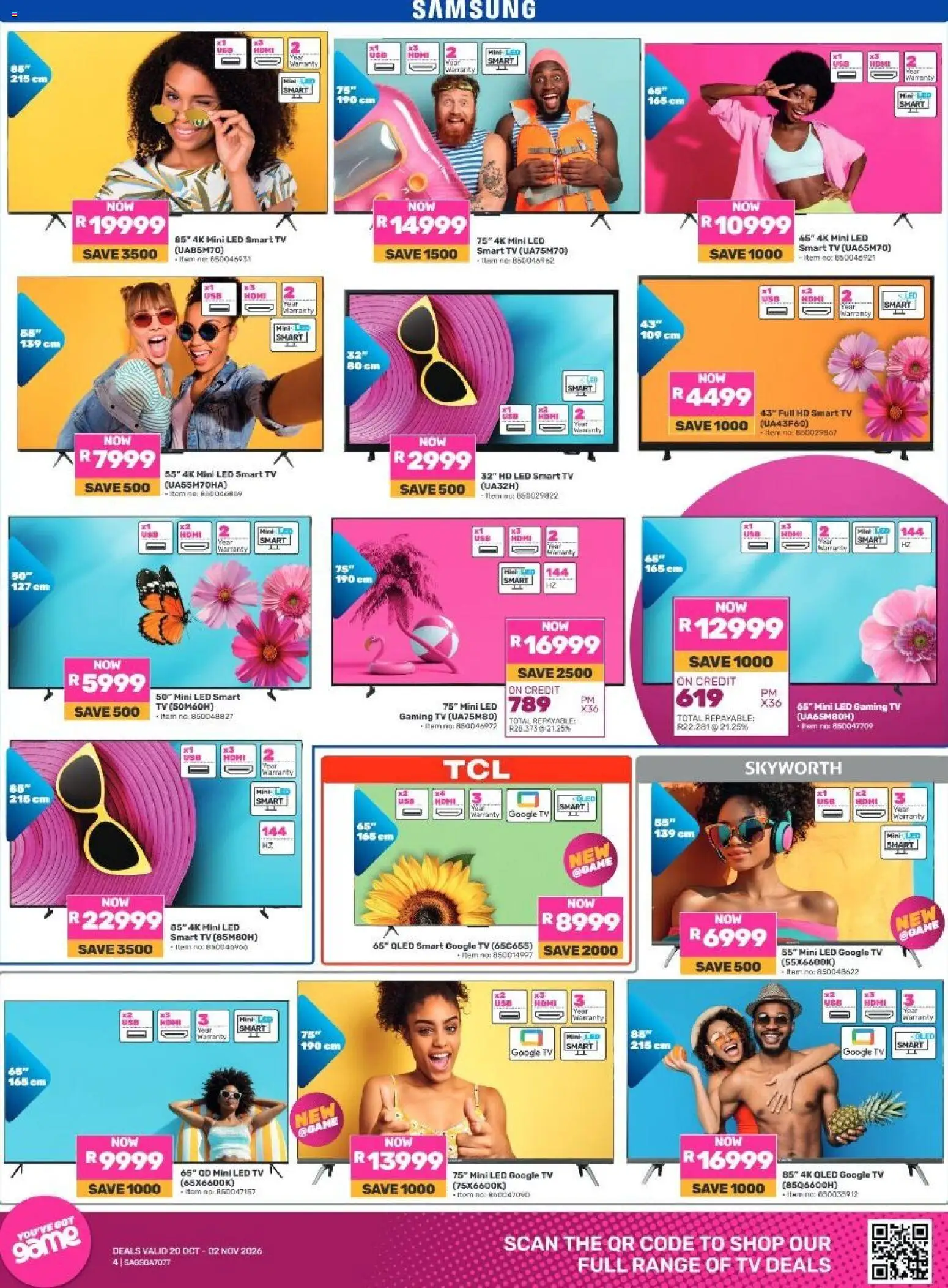 New Game catalogue – valid from 20/10/2026 | Page: 4 | Products: TV