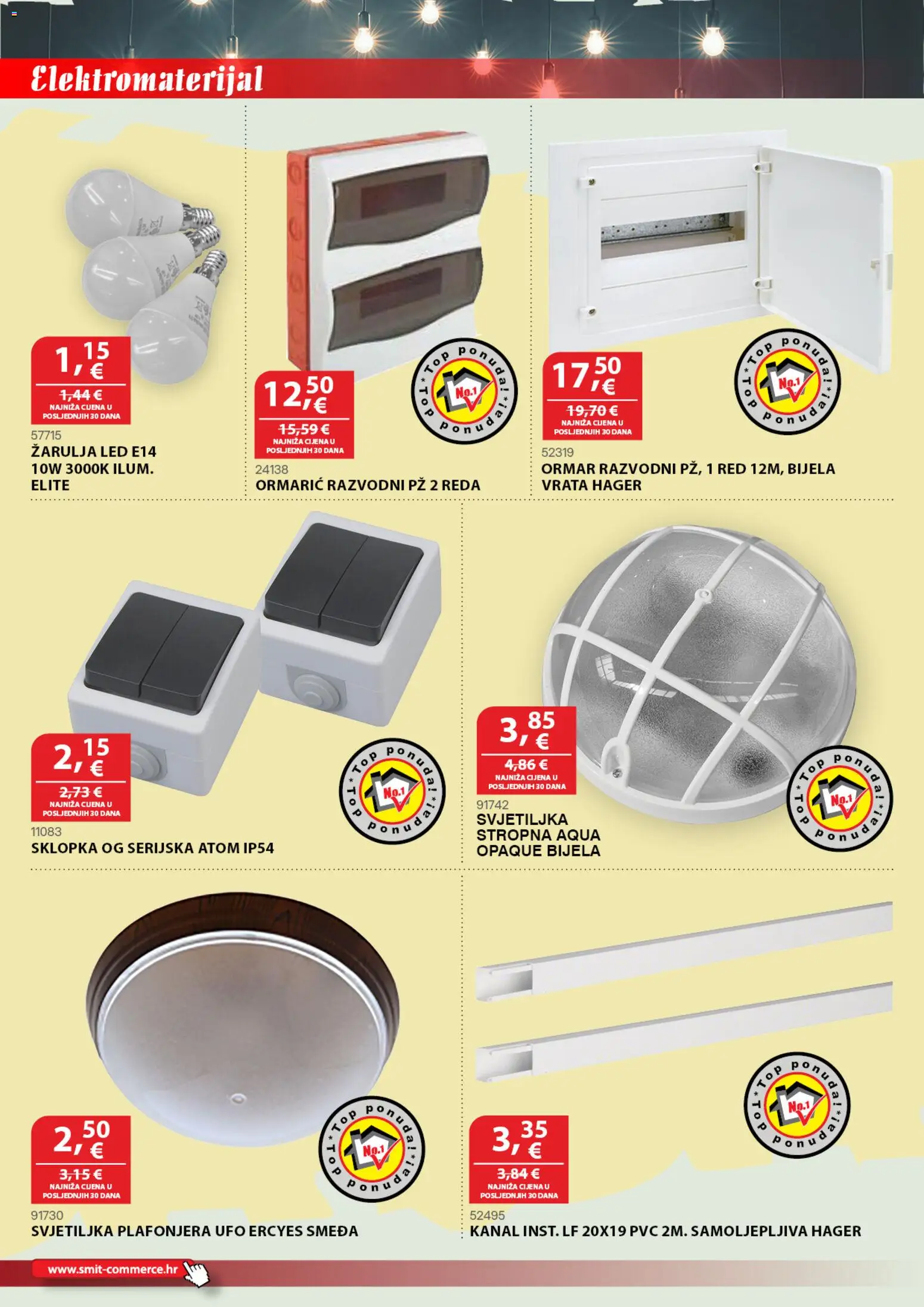 Smit Commerce katalog | vrijedi od 15.05.2026 | Stranica: 10 | Proizvodi: Ormar, Svjetiljka, Vrata, Plafonjera
