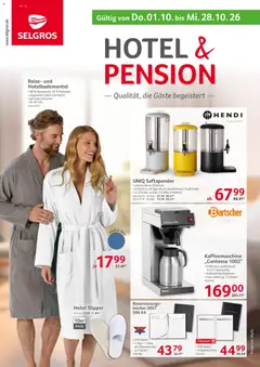 Selgros Gastro Angebote ab 01.10.2026 gültig
