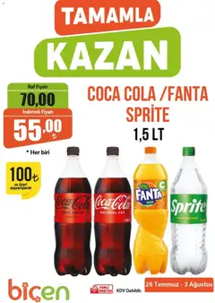 28 Temmuz 2026 tarihinden itibaren geçerli olan Biçen Market kataloğu önizlemesi