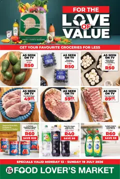 Food Lover's Market specials catalogue – valid from 13/07/2026