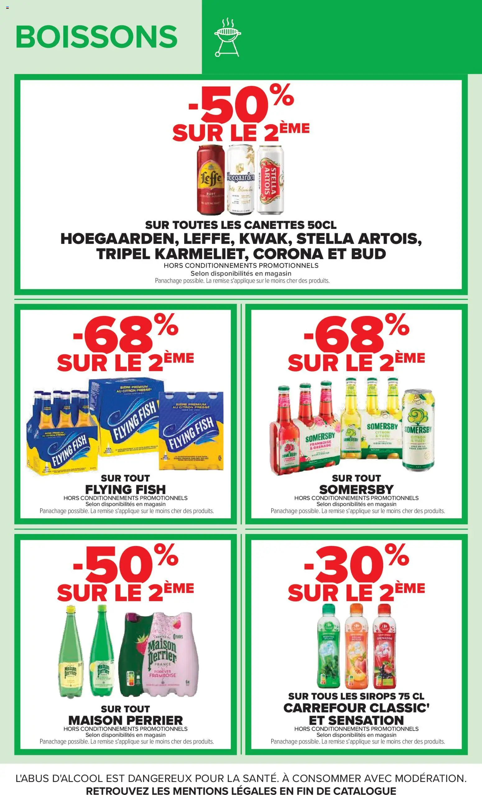 {H1} | Page: 20 | Produits: Leffe, Framboise, Boissons, Sirop