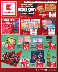 Kaufland leták platný od 01.10.2026