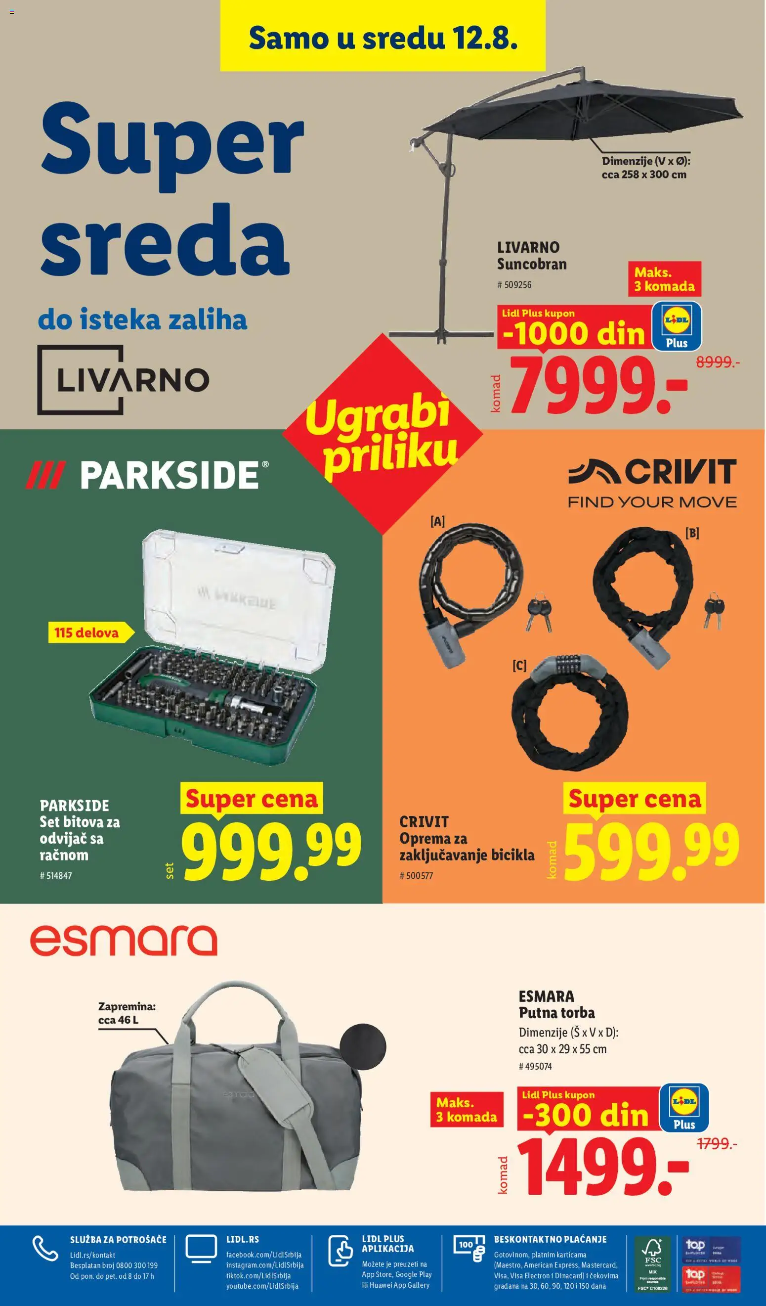 Lidl katalog - važi od 06.08.2026 | Strana: 96