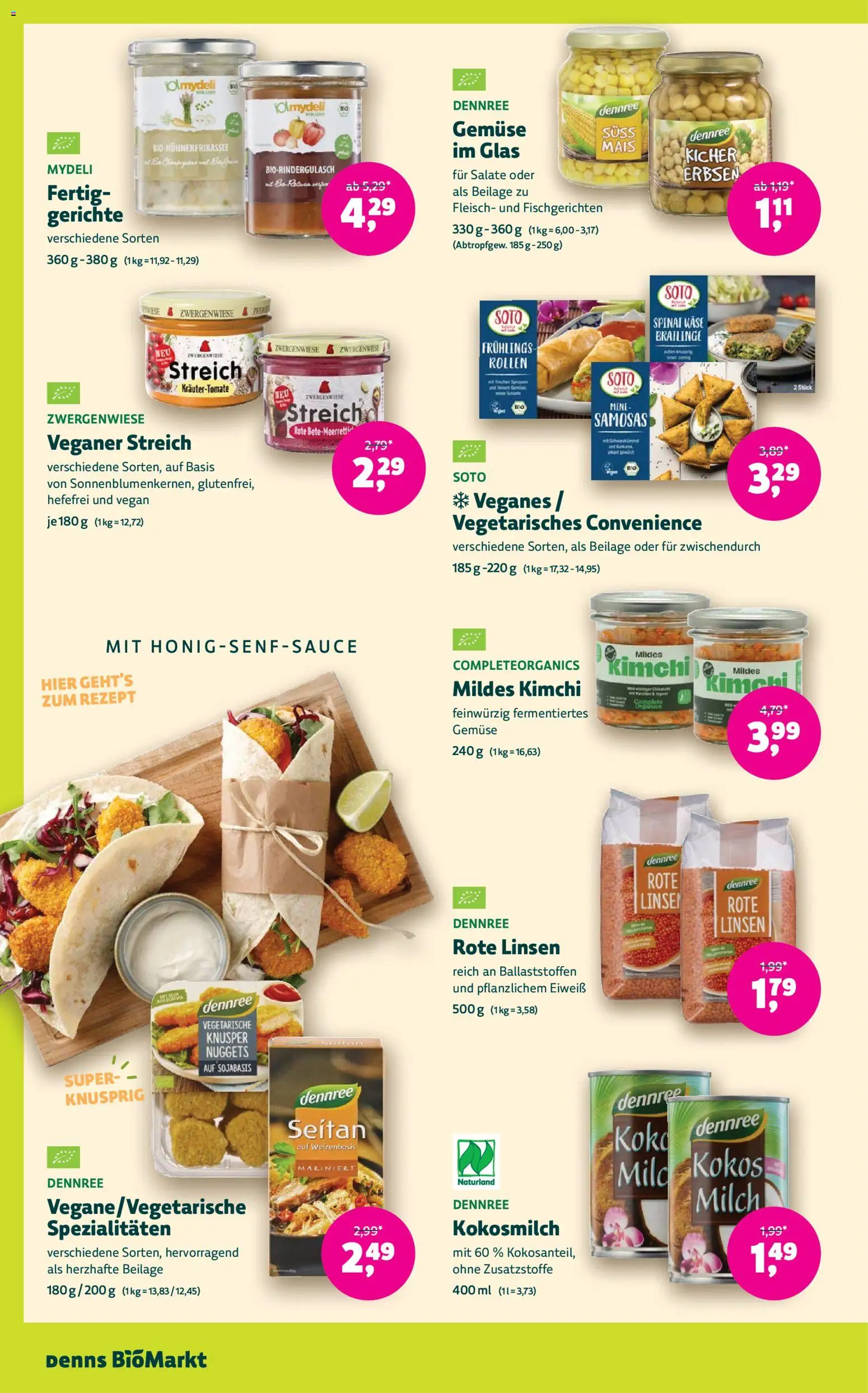 Denns BioMarkt Angebote – gültig ab 07.10.2026 | Seite: 10 | Produkte: Milch, Spezialitäten, Kokosmilch, Gerichte