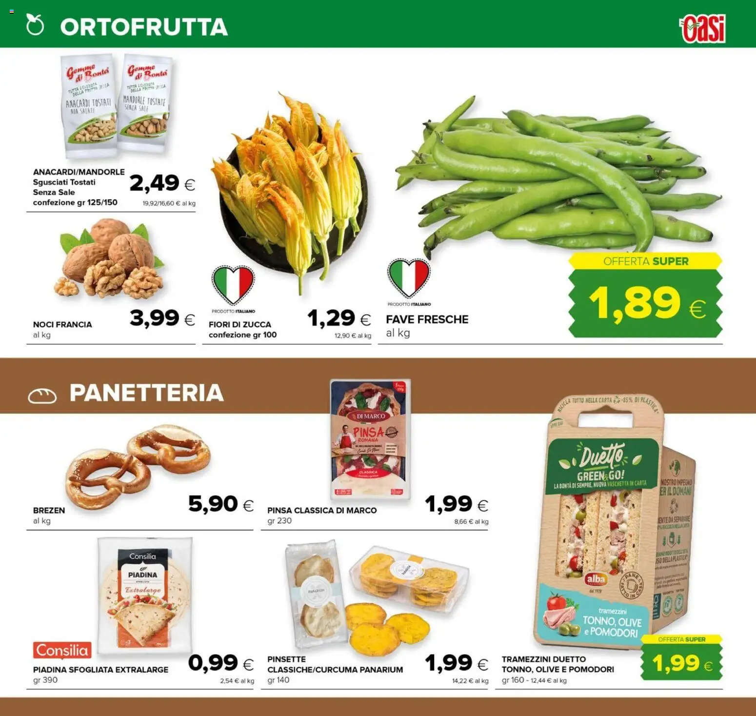 Volantino Oasi del 07.04.2026 | Pagina: 3 | Prodotti: Sale, Olive, Pomodori, Mandorle