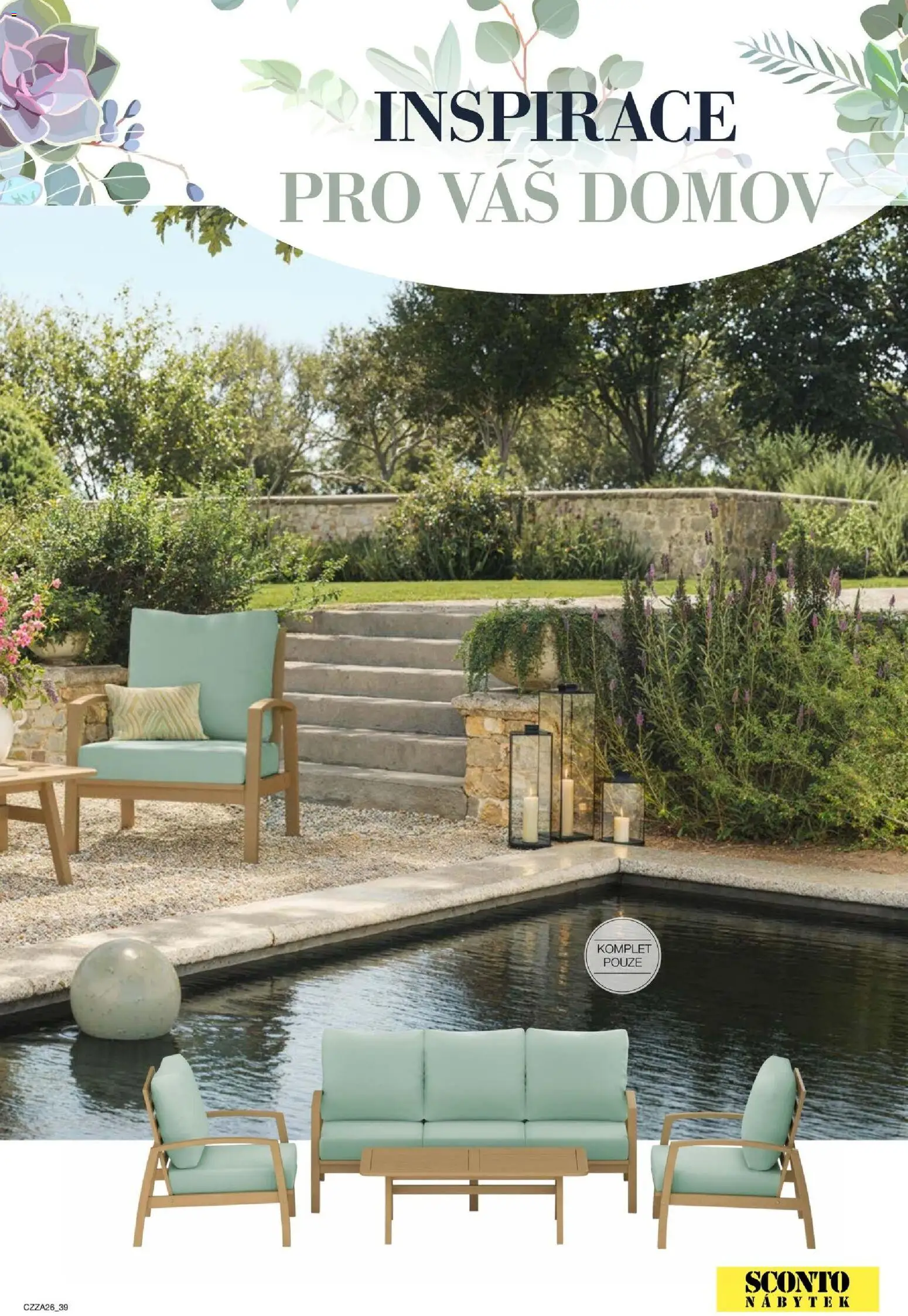 Sconto nábytek katalog - Zahradní speciál od 01.01.2026 | Strana: 39 | Produkty: Nábytek