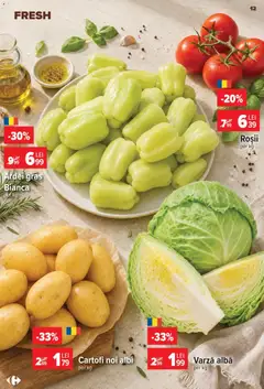 Ofertele Carrefour valabile de la 08.07.2026 | Pagină: 13 | Produse: Varză, Ardei, Roșii, Cartofi
