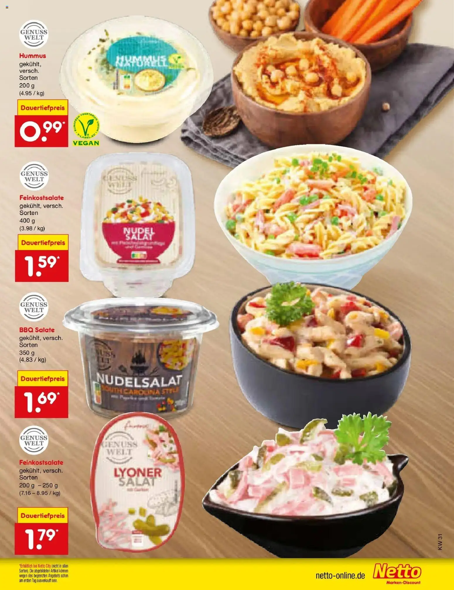 Netto Marken-Discount Prospekt Nürnberg – gültig ab 27.07.2026 | Seite: 19 | Produkte: Salat