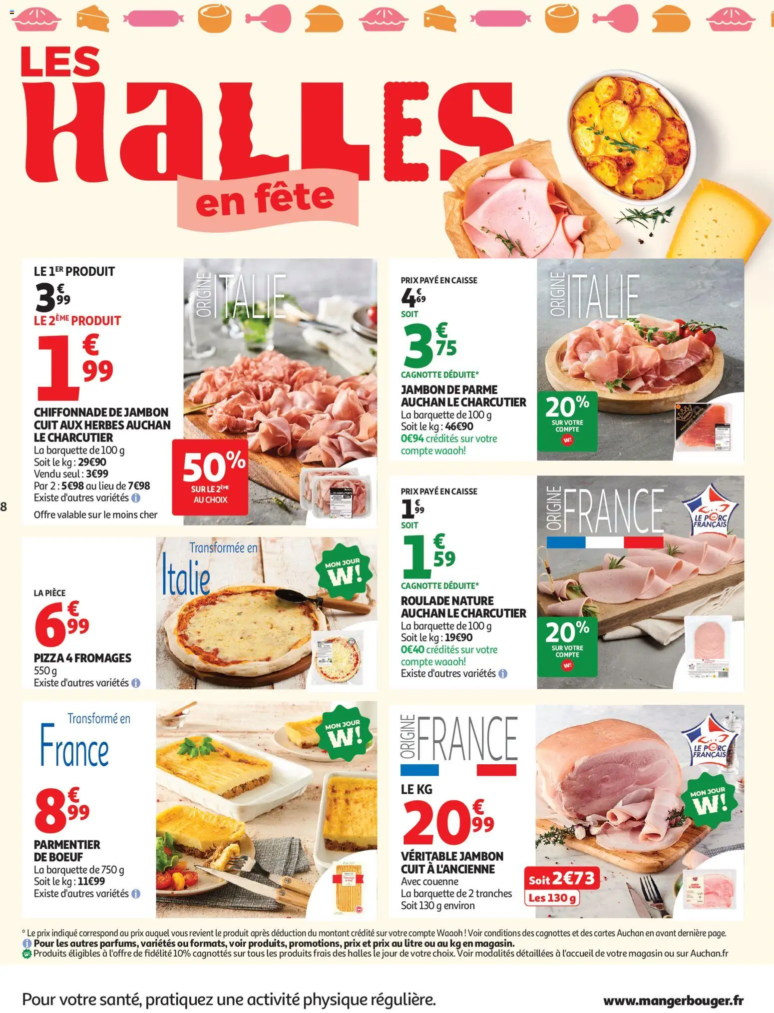 {H1} | Page: 8 | Produits: Pizza 4 fromages, Jambon, Pizza, Porc