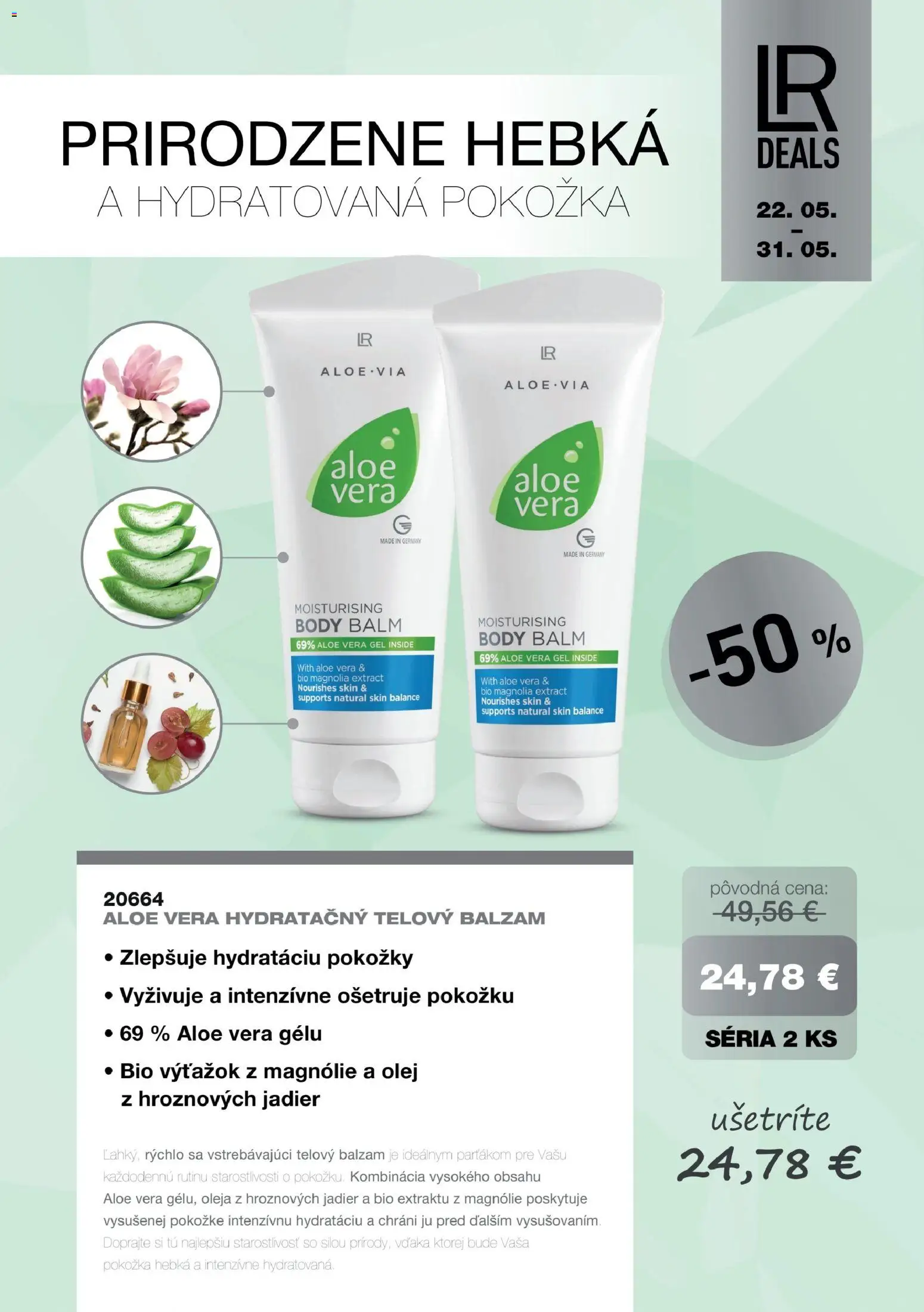 Nové LR akcie – leták je platný od 22.05.2026 | Strana: 5 | Produkty: Olej