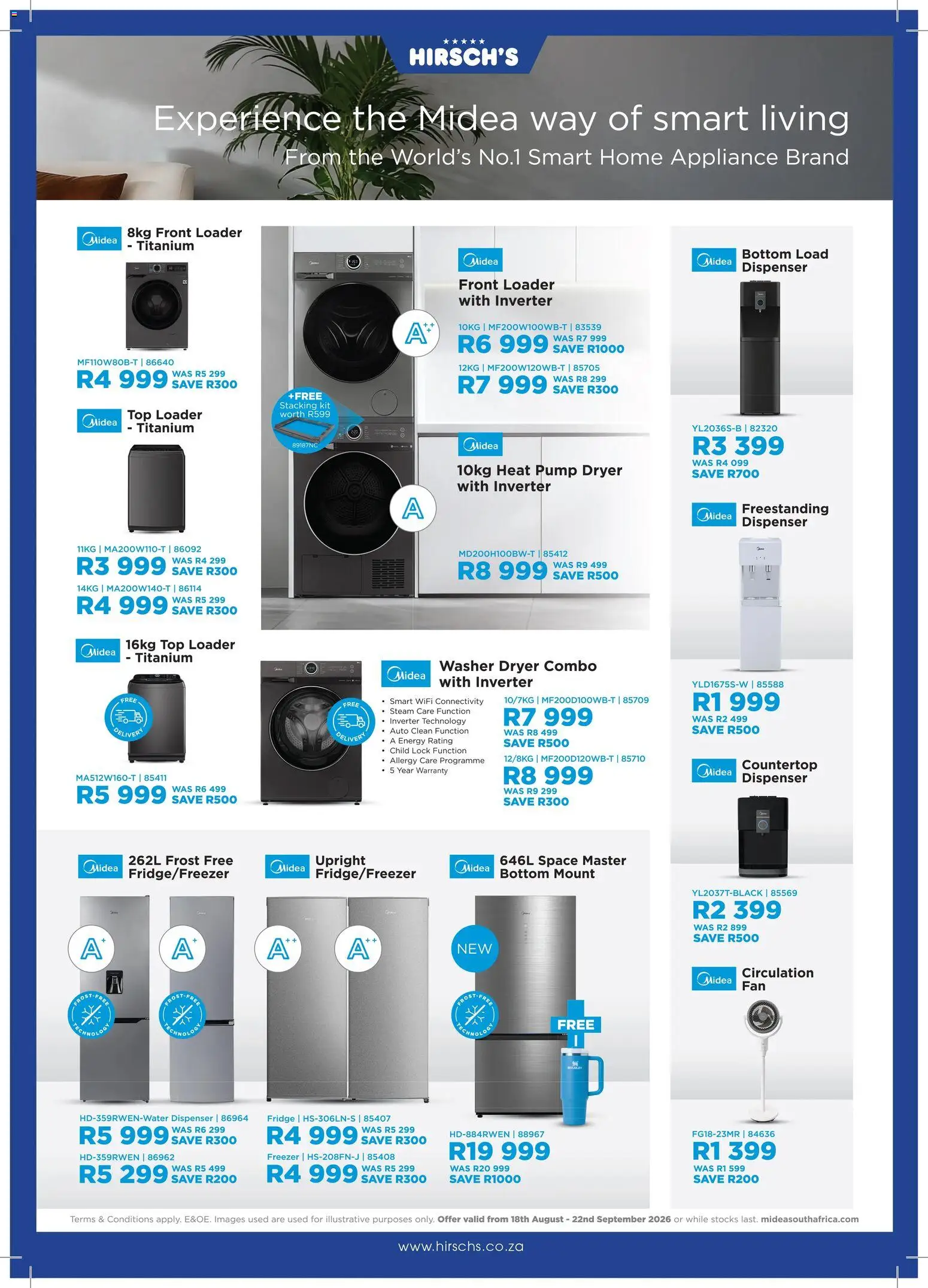 New Hirsch's catalogue – valid from 21/08/2026 | Page: 25 | Products: Freezer, Dryer, Lock, Fridge