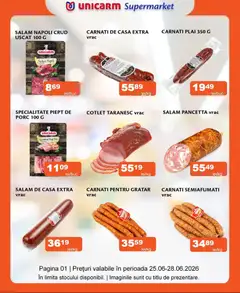Ofertele Unicarm valabile de la 25.06.2026