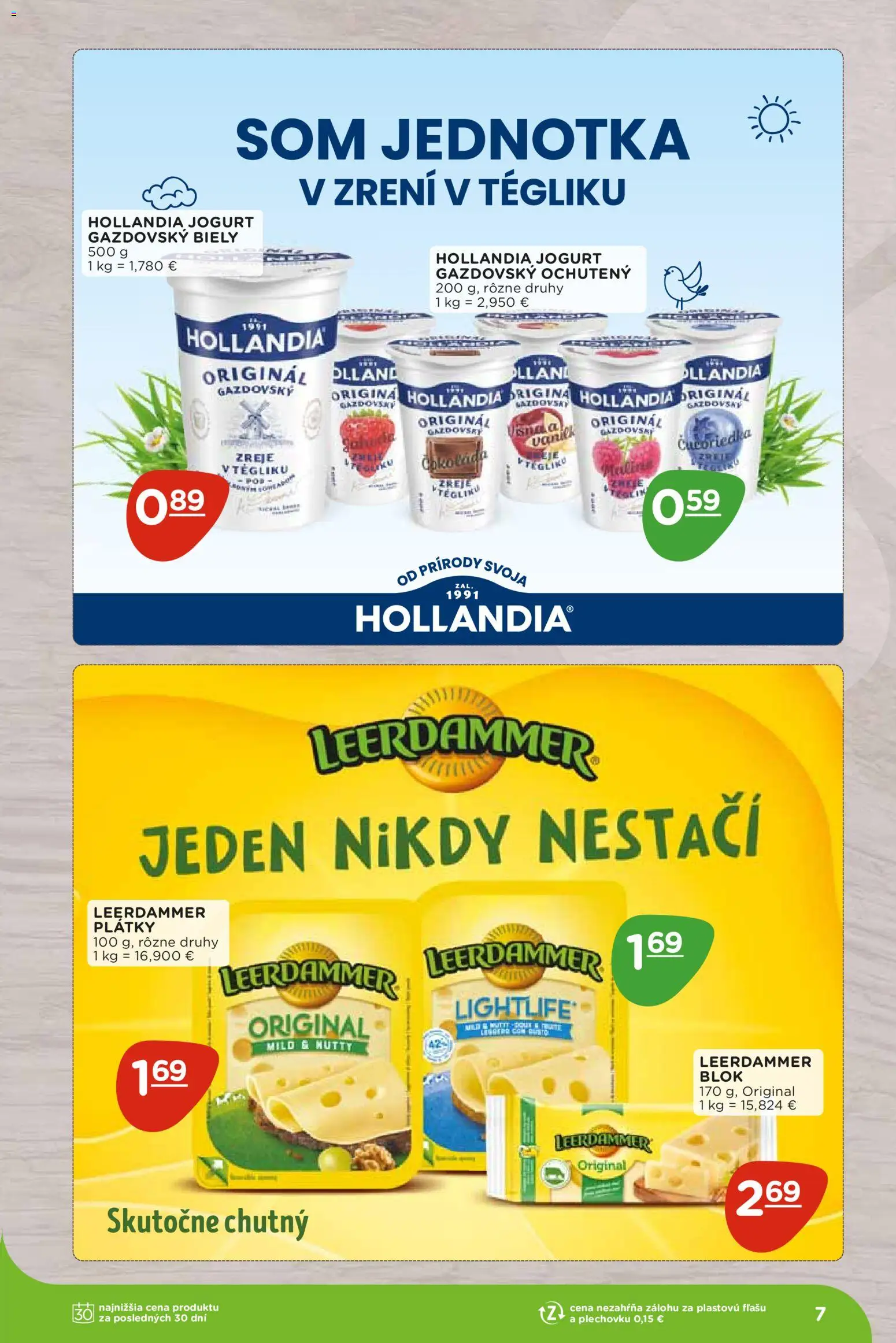 Nové Terno akcie – leták je platný od 07.09.2026 | Strana: 7 | Produkty: Jogurt