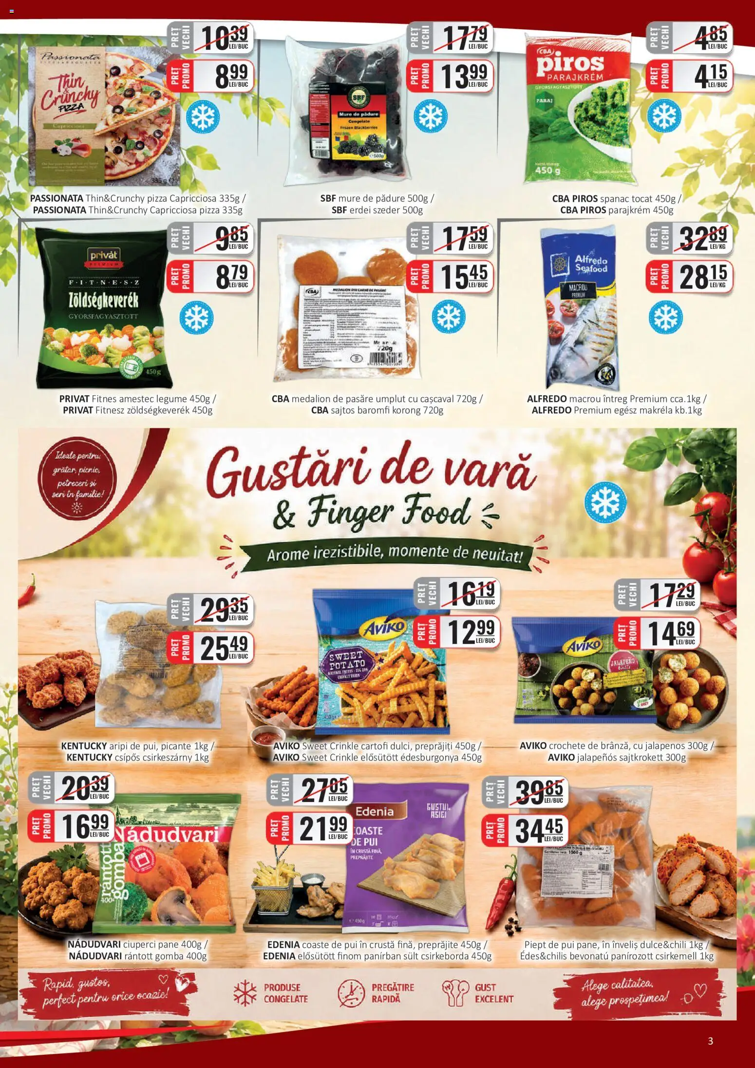 Noul catalog CBA – valabil de la 16.08.2026 | Pagină: 3 | Produse: Crochete, Spanac, Amestec, Cartofi