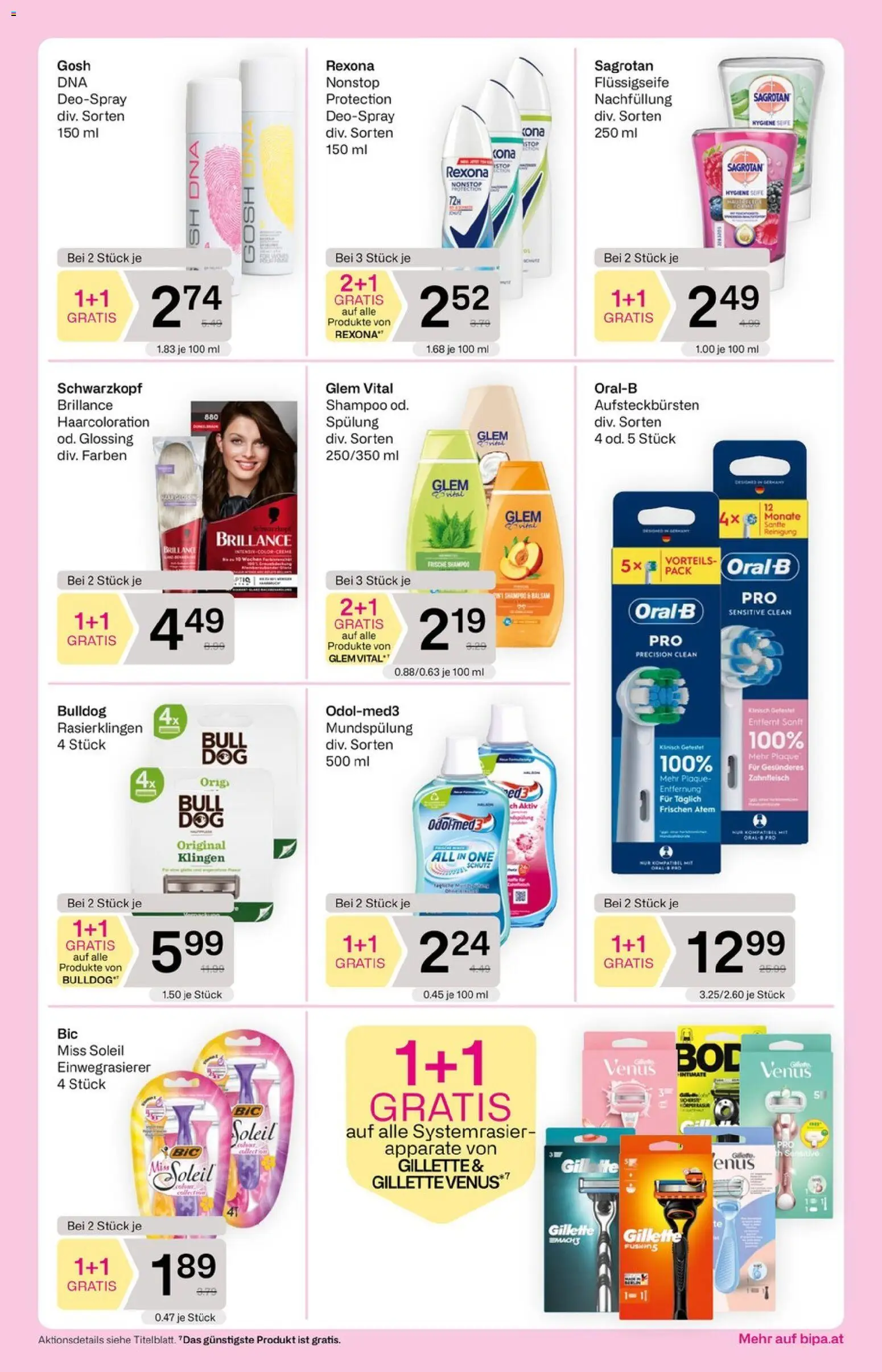 Bipa Flugblatt gültig ab 03.09.2026 | Seite: 3 | Produkte: Shampoo, Spülung, Seife