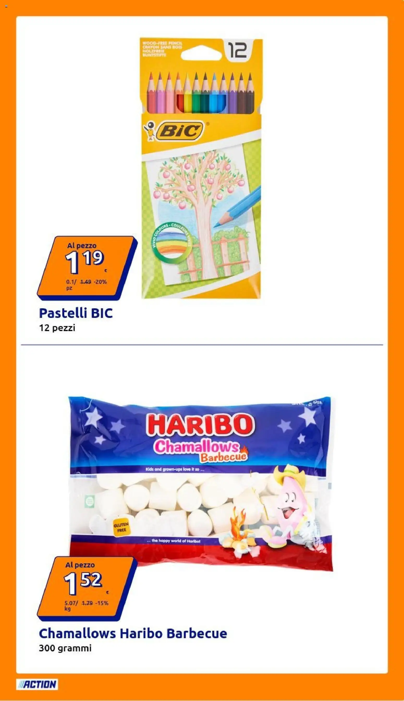 Volantino Action del 29/07/2026 | Pagina: 9 | Prodotti: Barbecue, The, Pastelli