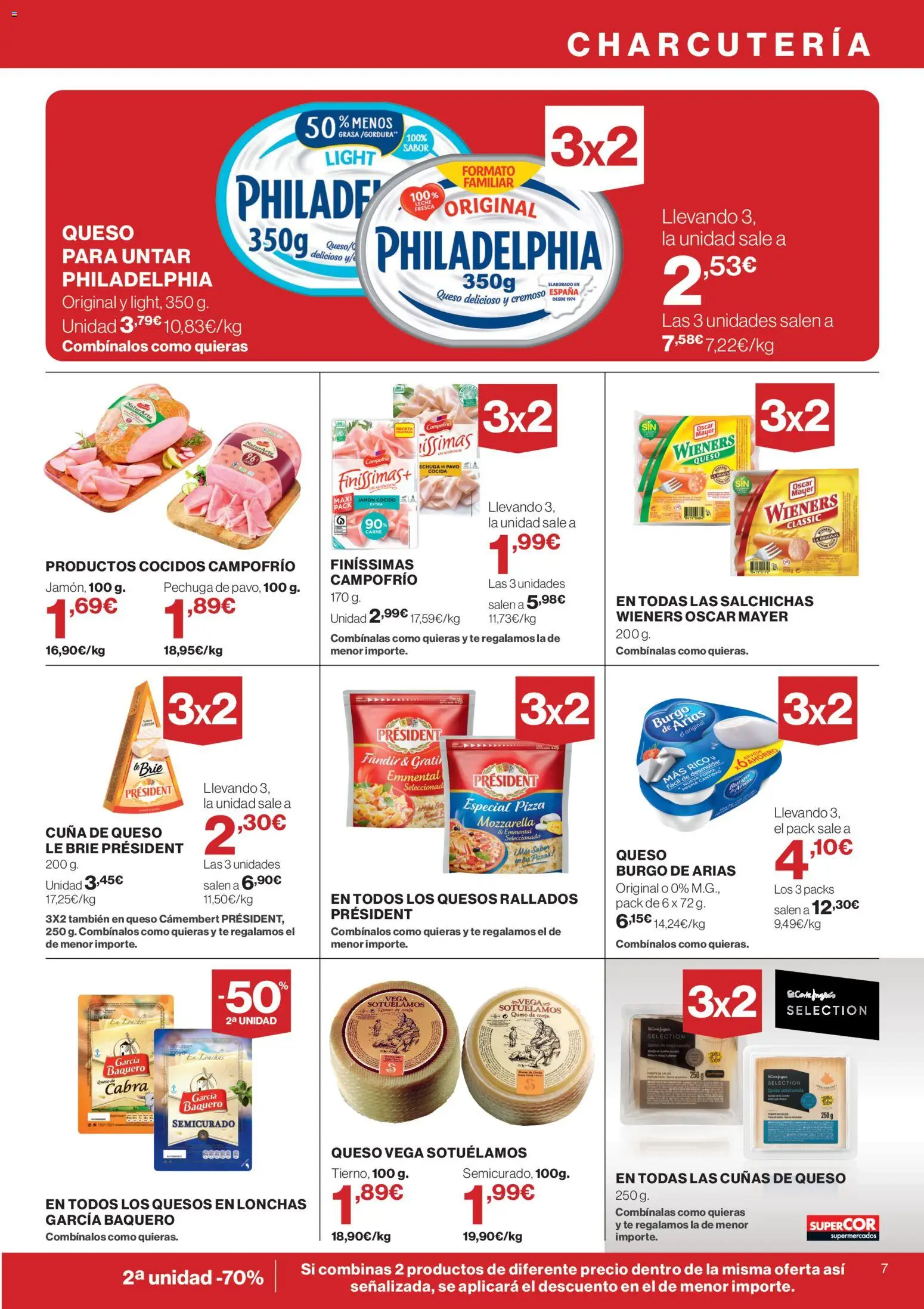 Supercor folleto │ válido desde el 06.05.2026 | Página: 7 | Productos: Μπάρα σαπουνιού, Queso, Jamón, Té