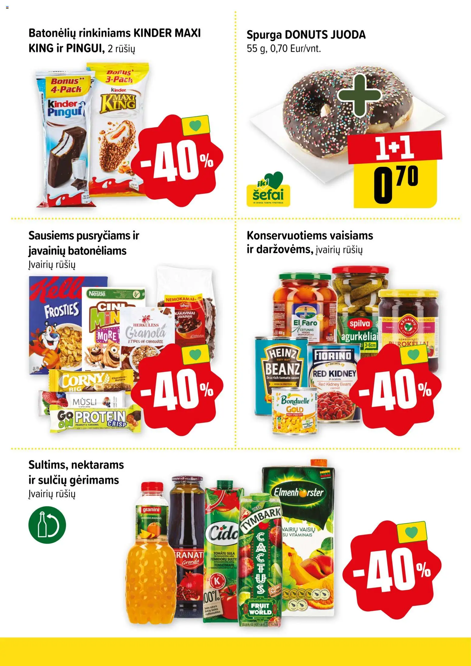 IKI akcijos nuo 2026.07.16 | Puslapis: 4 | Prekių: Spurga