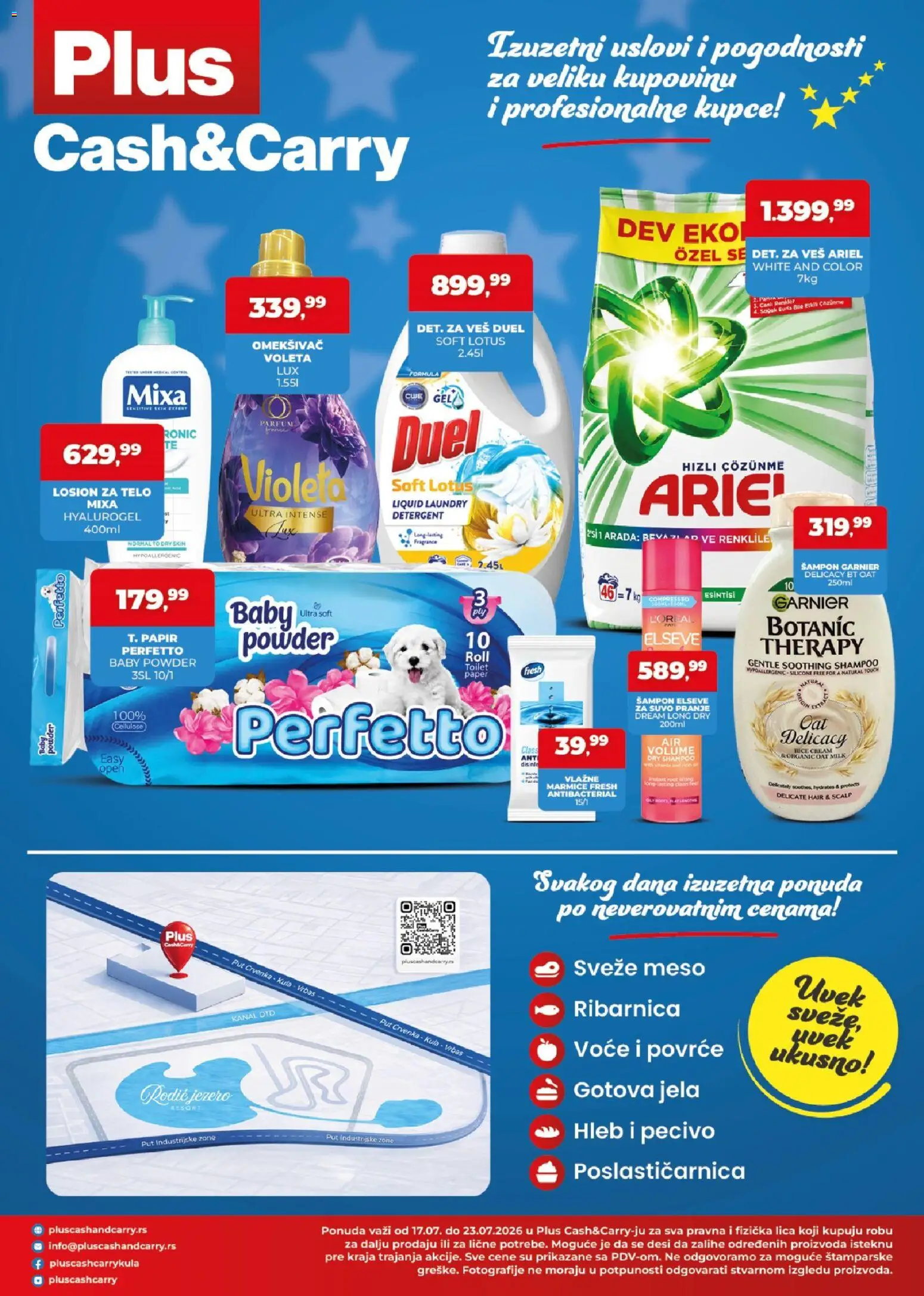 Plus Cash & Carry katalog - važi od 17.07.2026 | Strana: 4 | Proizvode: Garnier, Mixa, Šampon, Pecivo