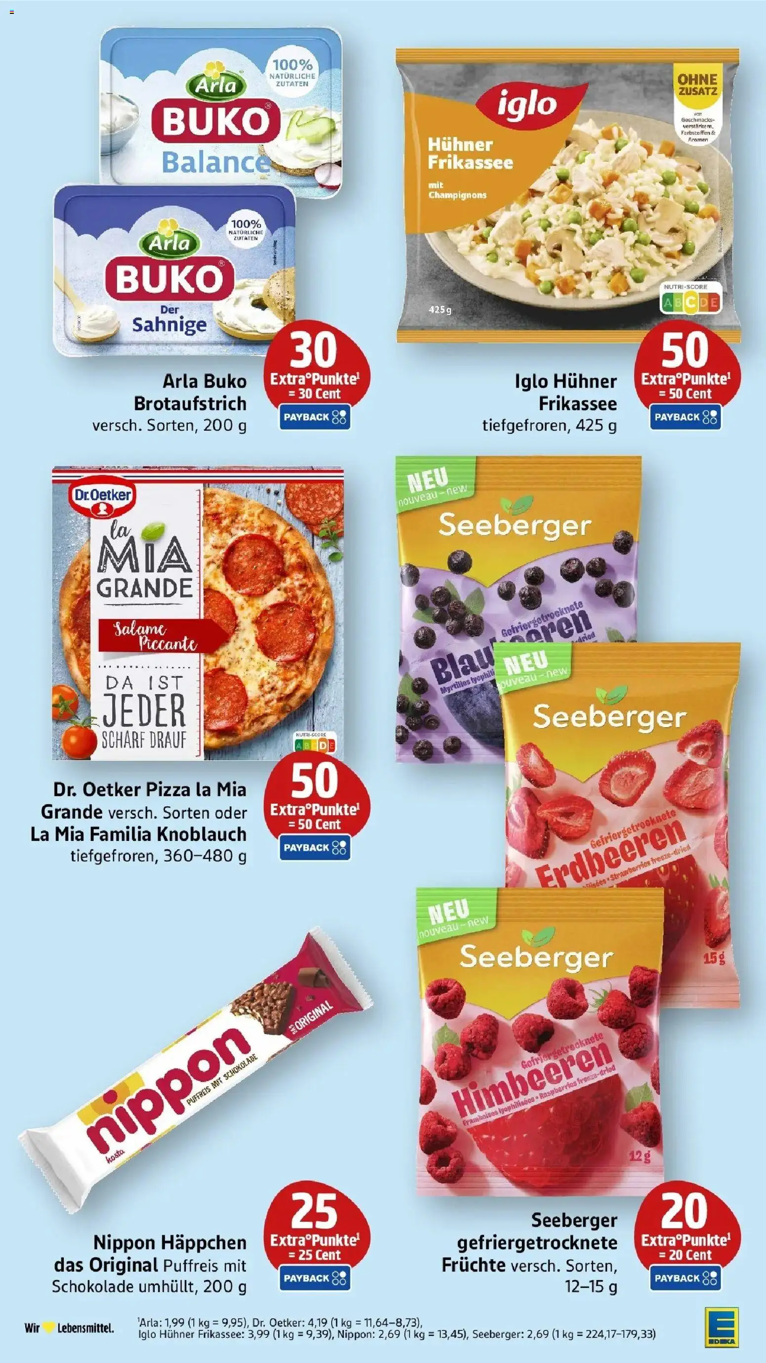 Edeka Prospekt Ulm-Lehr (ab 10.08.2026) » Angebote Online | Seite: 39 | Produkte: Champignons, Arla buko, Knoblauch, Pizza