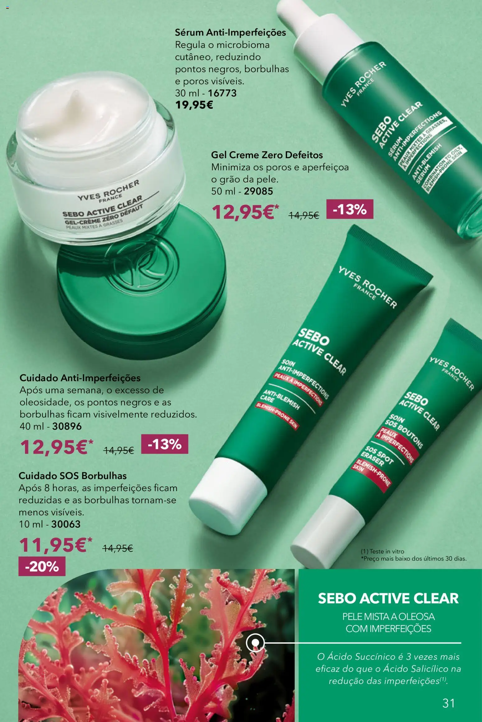 Yves Rocher Catalogo 13 │ válido de 21/10/2026 | Página: 31 | Produtos: Sérum, Creme
